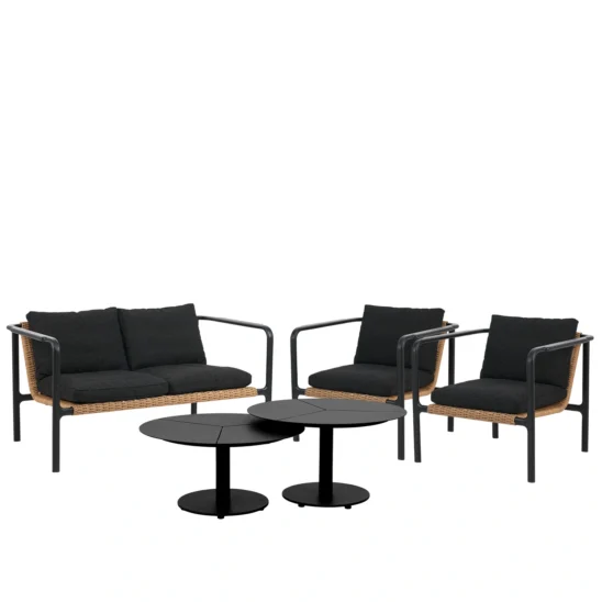 Motty soffgrupp svart/teddy black