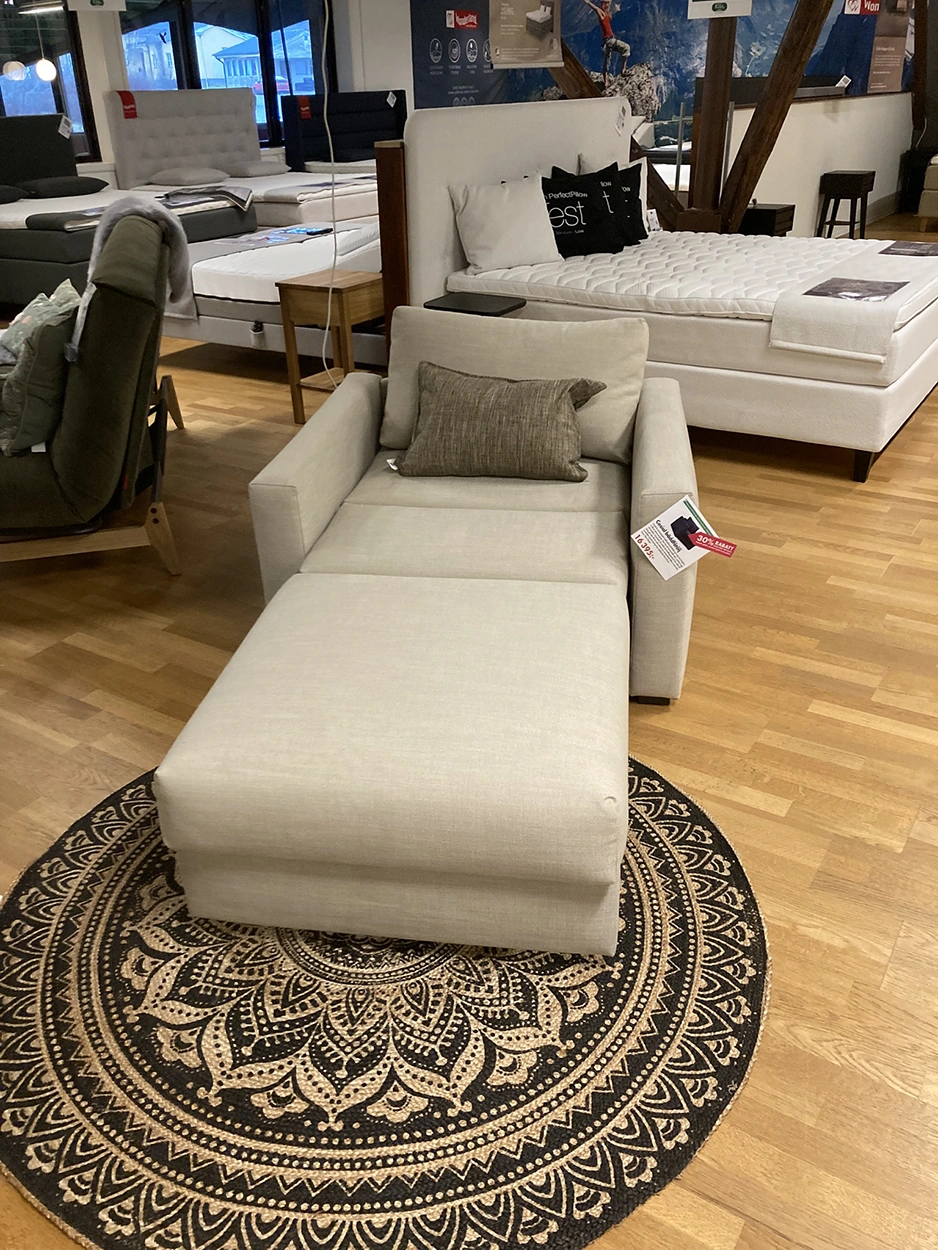 Cosial bäddfåtölj - 586, Phobos latte