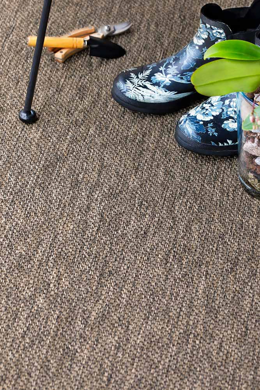 Vagabond gångmatta ute/inne - khaki