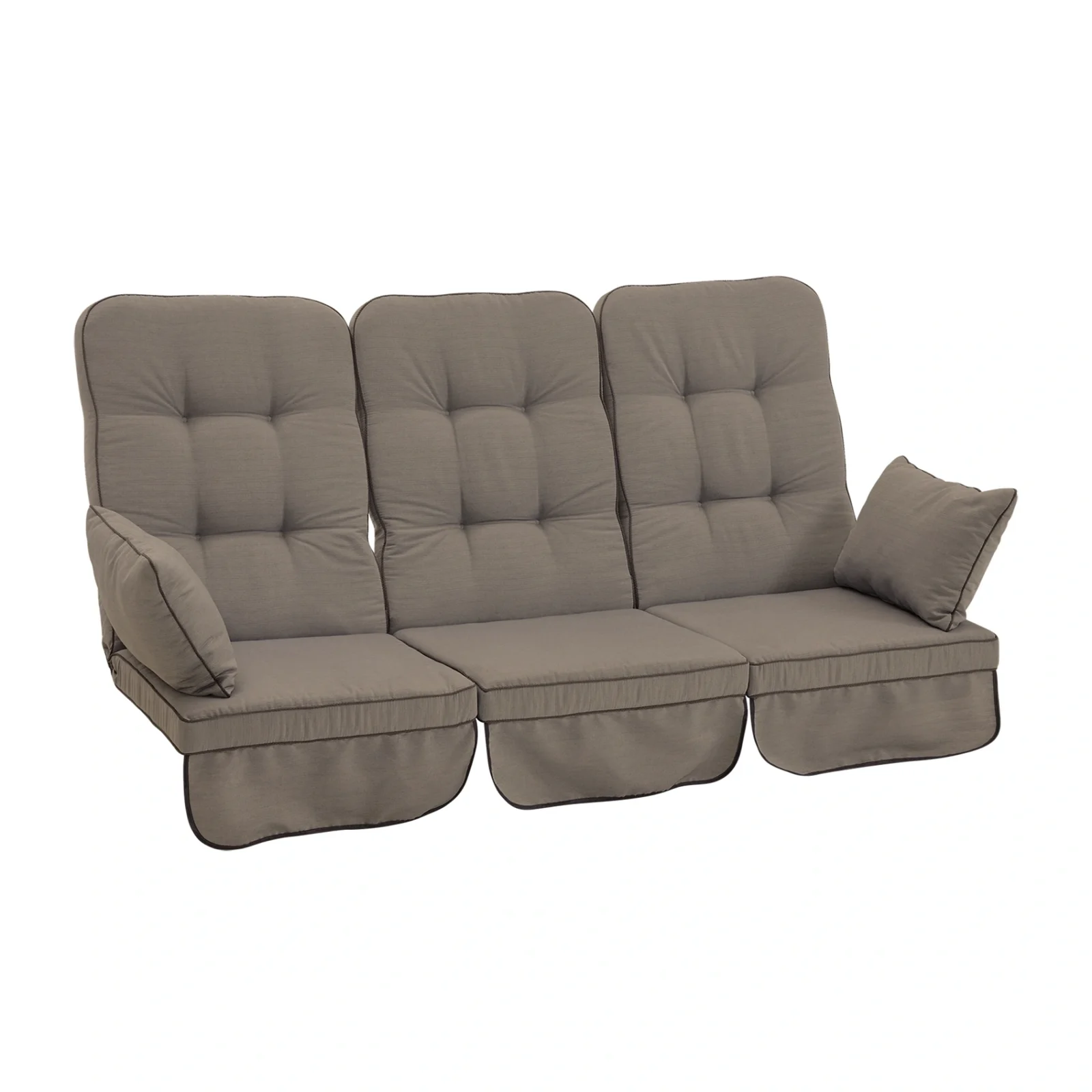 Softa Delux hammockdynor hög rygg - taupe polyester