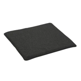 Frisk sittdyna - teddy svart, 37x37 cm