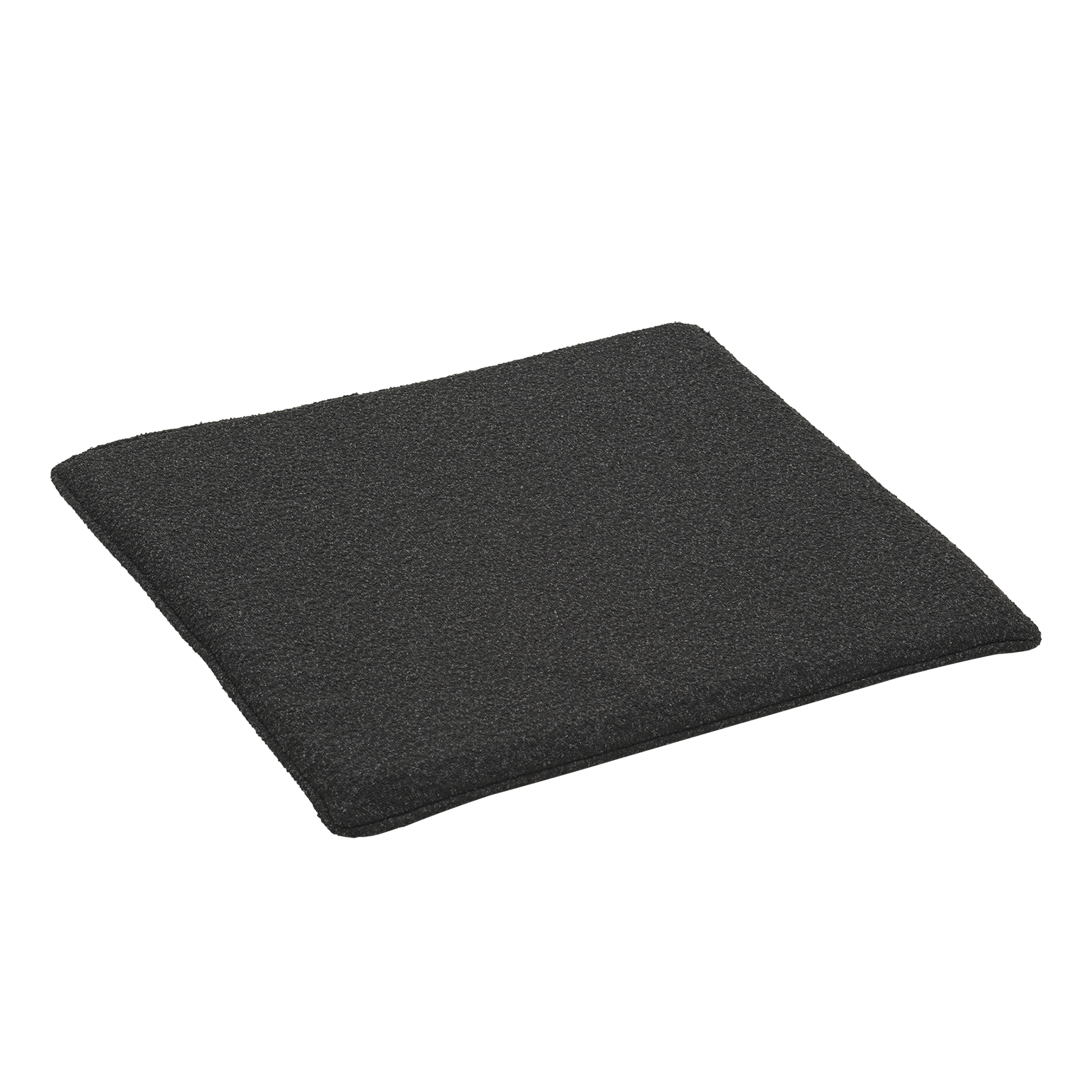 Frisk sittdyna - teddy svart, 43x41 cm