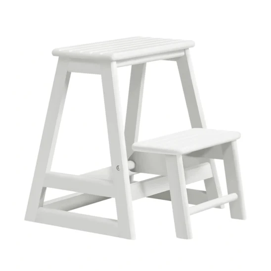 Cinas Skala trappstege vit mahogny