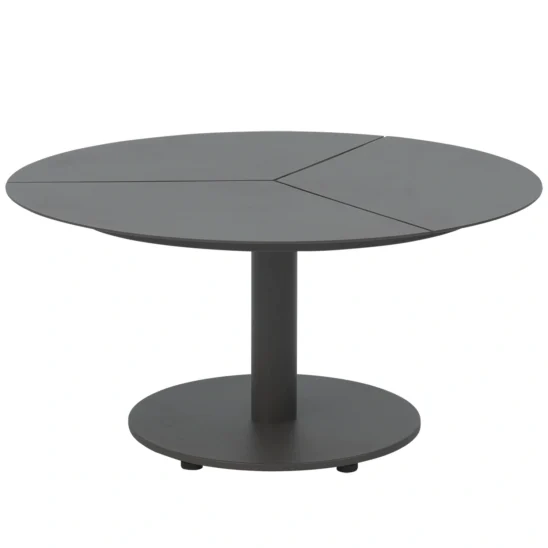 Peace soffbord antracit - Ø80 H40 cm