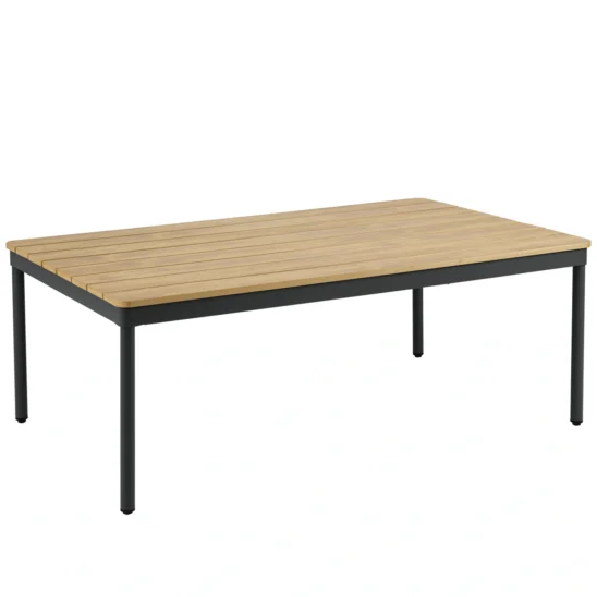 Reno soffbord svart/natur - 110x70 cm