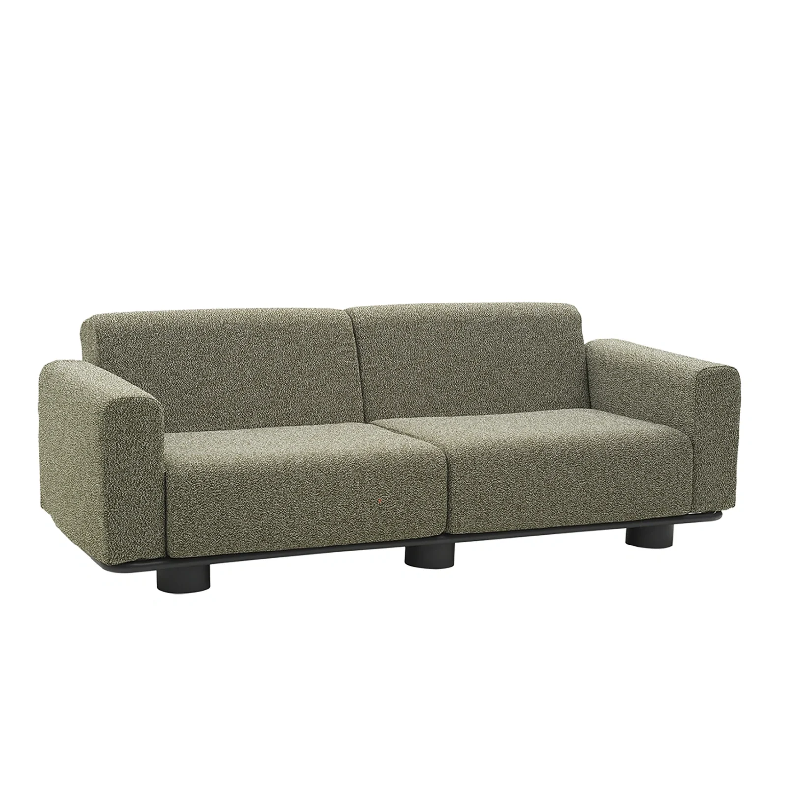 Bolster soffa teddy verde