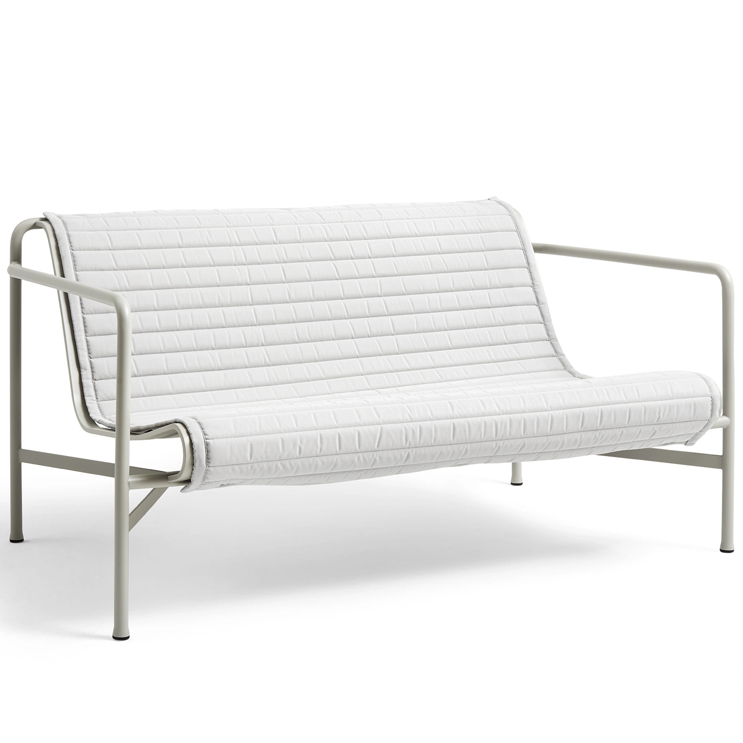 Palissade loungesoffdyna, quilt ljusgrå