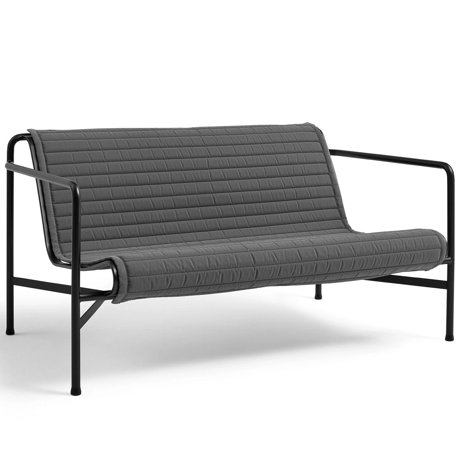 Palissade loungesoffdyna, quilt antracit