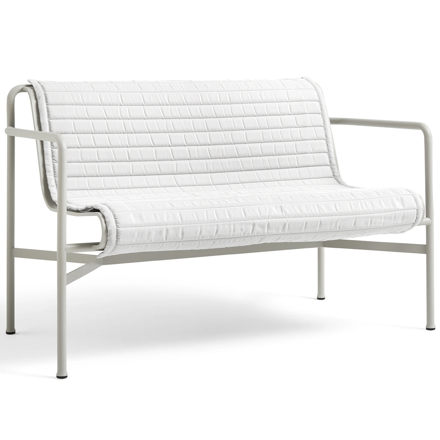 Palissade matsoffdyna, quilt ljusgrå