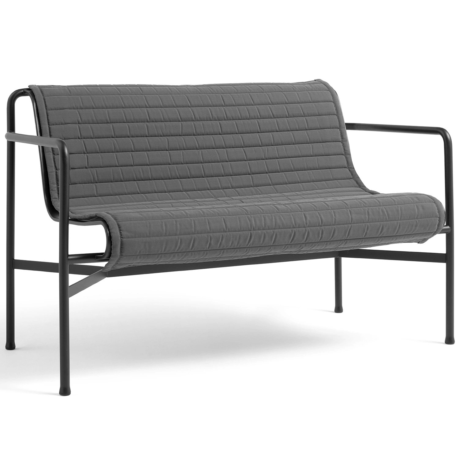 Palissade matsoffdyna, quilt antracit