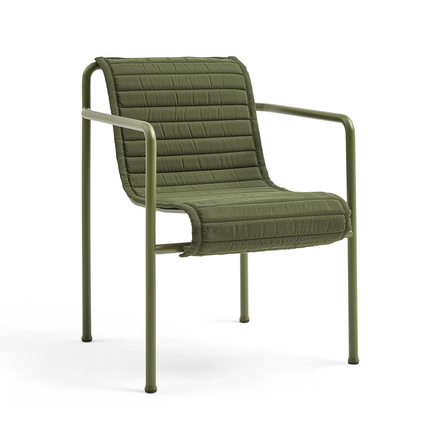 Palissade matfåtöljdyna, quilt olivgrön