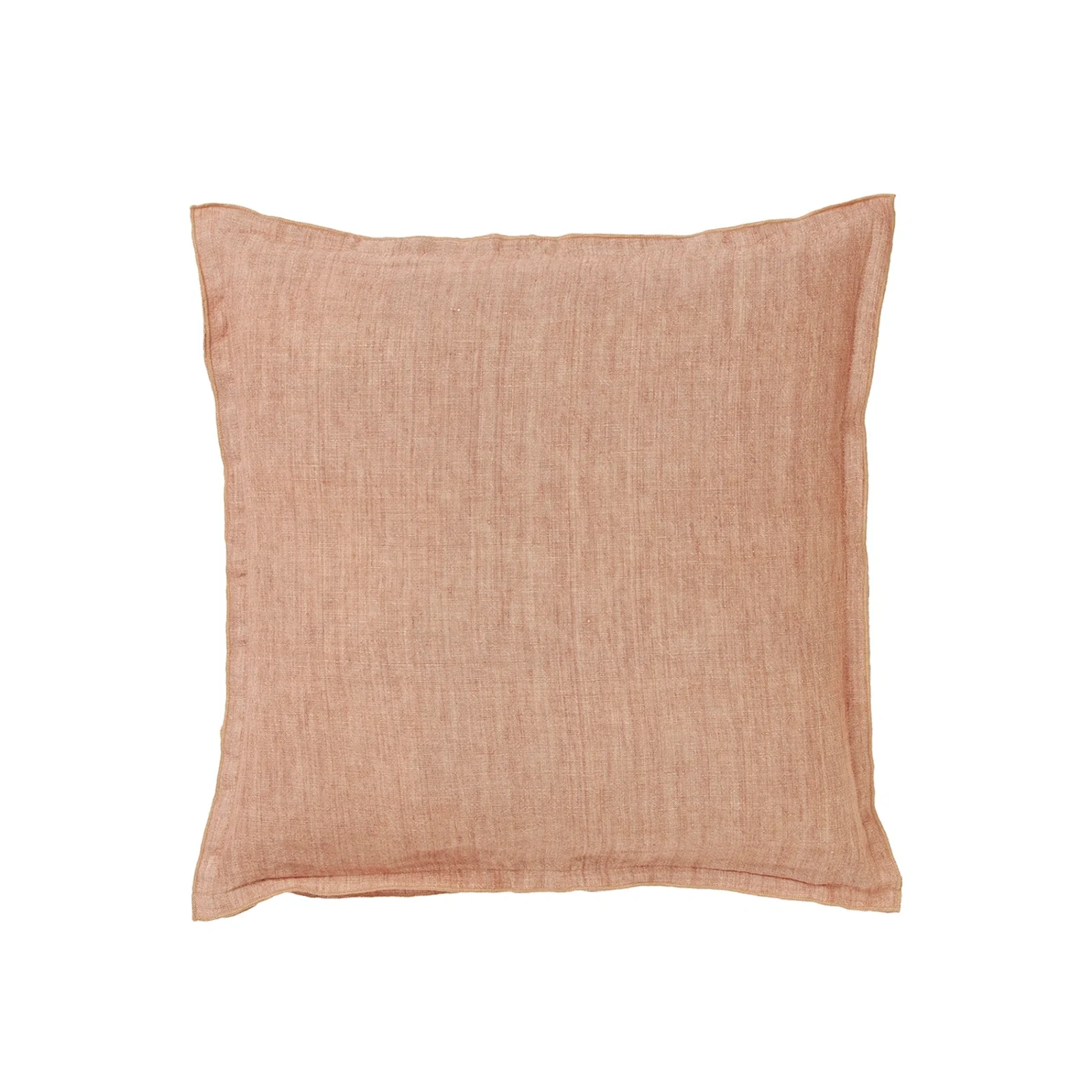 Linen kuddfodral melon 50x50 cm