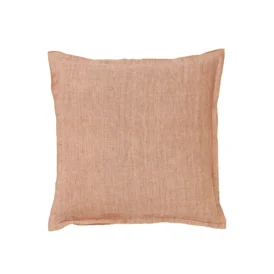 Linen kuddfodral melon 50x50 cm