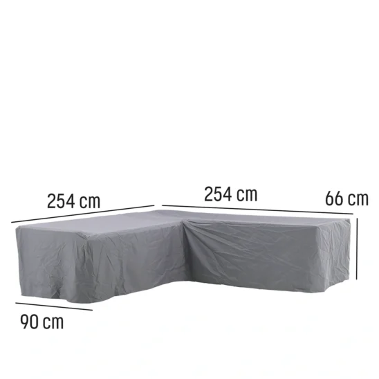 Klas hörnsoffskydd - 254/254x90xH66 cm