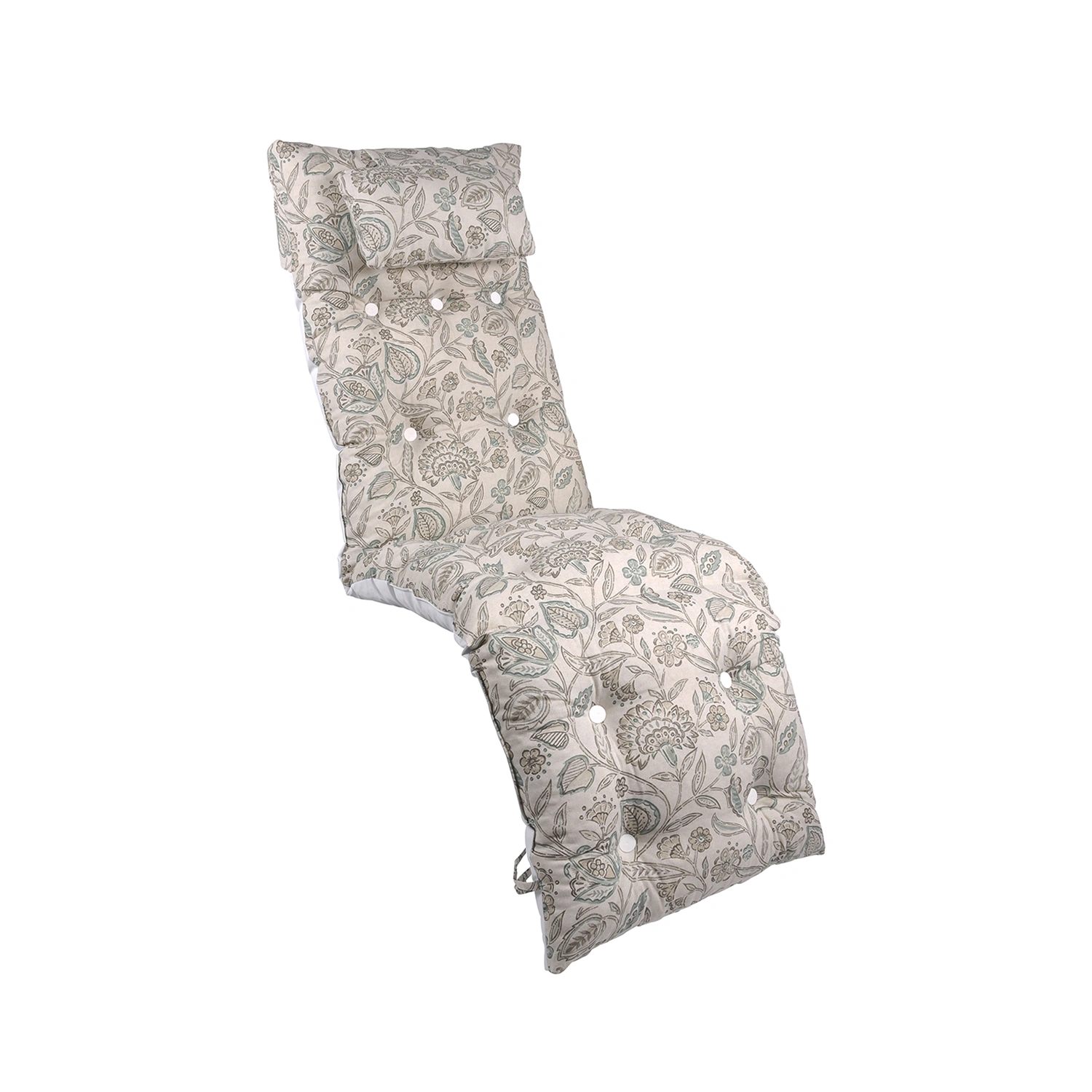 Baden-Baden flockdyna vine beige/grön