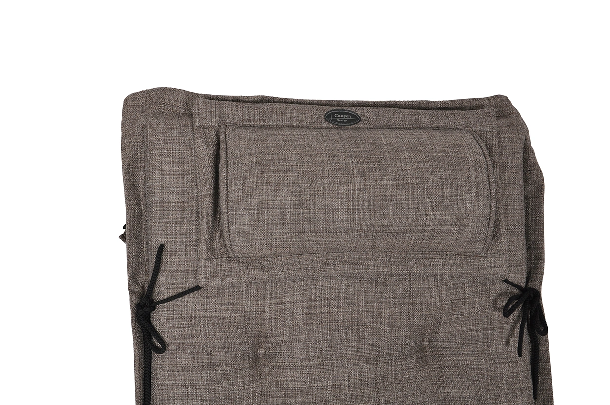 Canyon 2.0 däckstolsdyna - kastanj, B52 cm