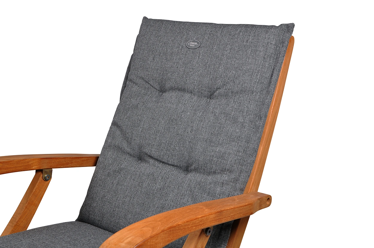 Canyon 2.0 teakstolsdyna låg - oxfordgrå