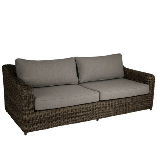 Glendon soffa från Brafab i färgen mörkbrun.