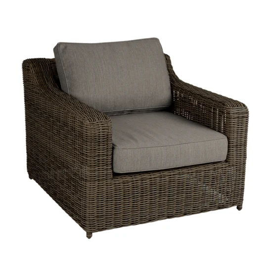 Glendon fåtölj från Brafab i färgen mörkbrun.