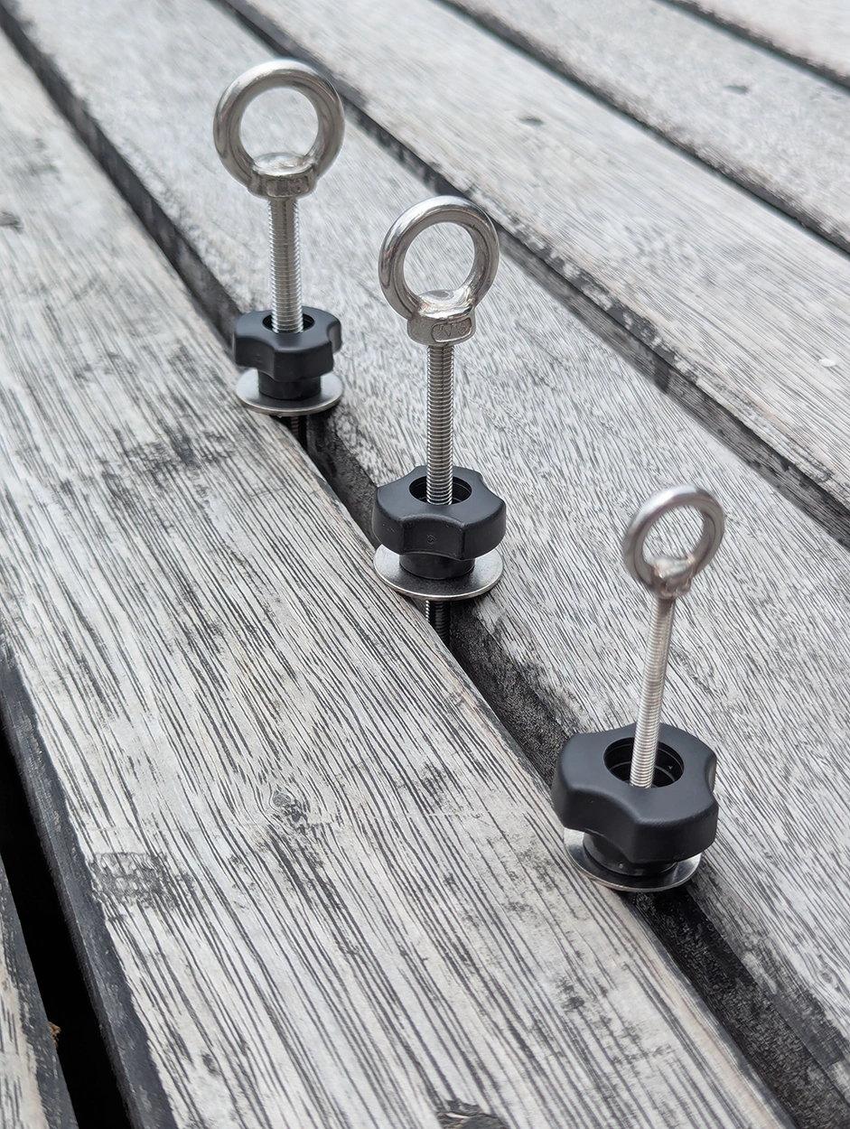 SMARTeye fästögla för trädäck - 6 mm