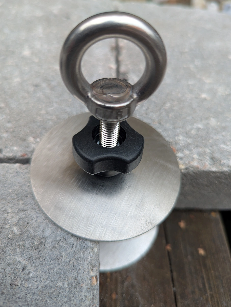 SMARTeye fästögla för stenplattor - 6 mm