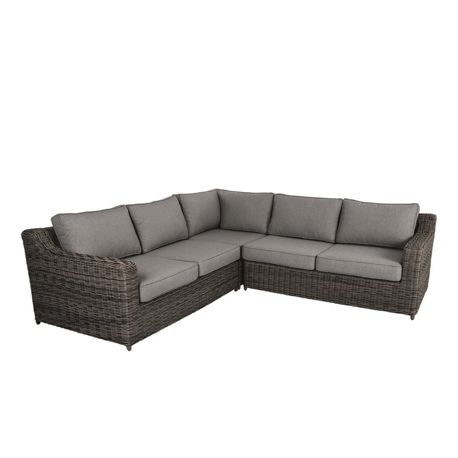 Glendon hörnsoffa mörkbrun/soft moose