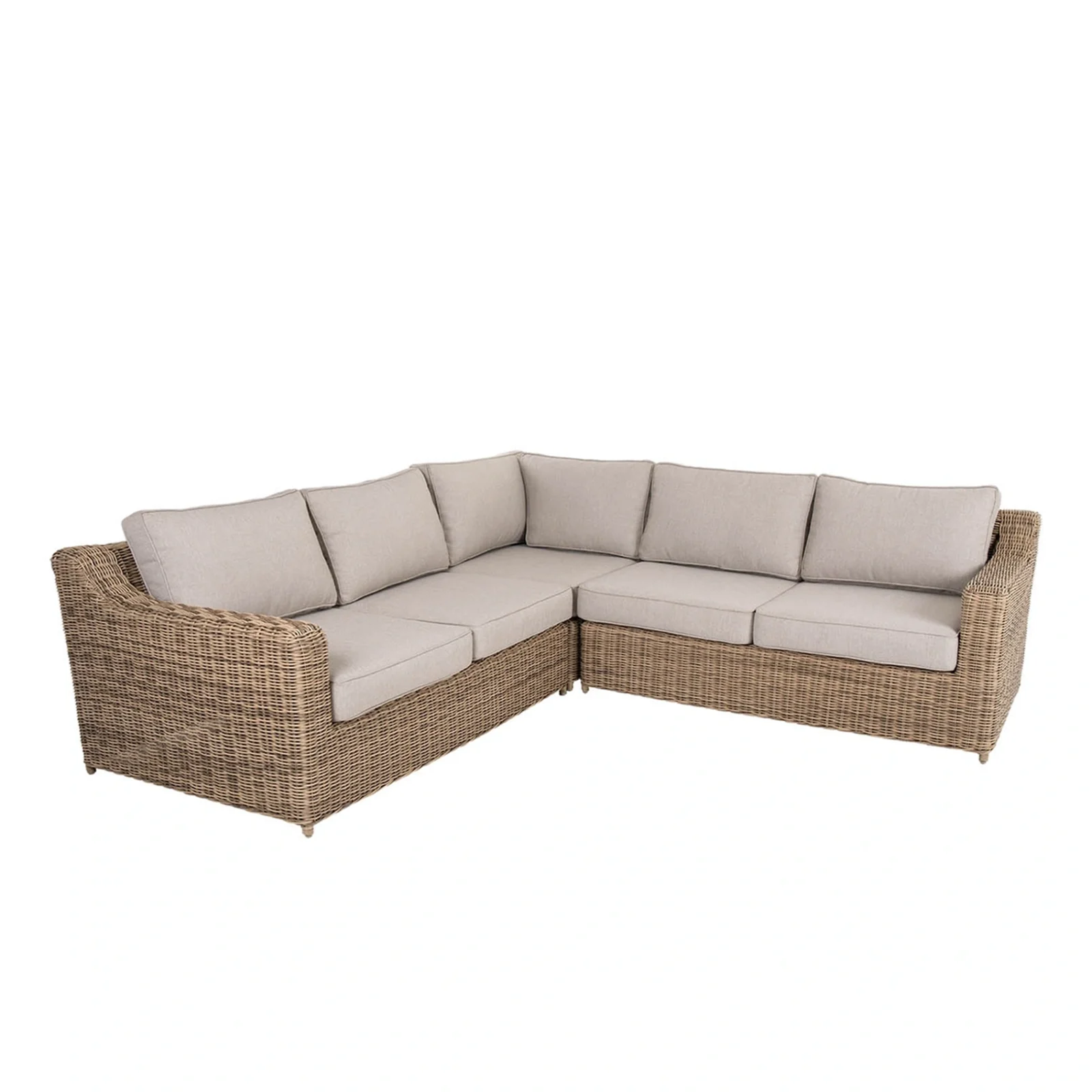 Glendon hörnsoffa rustik/beige