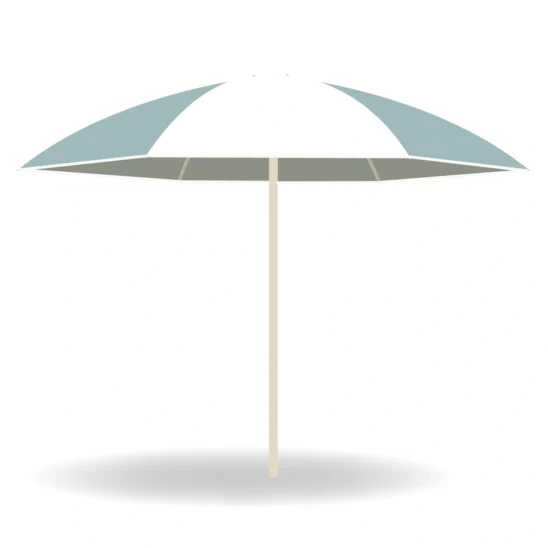 Nata UX Plu beach parasoll.