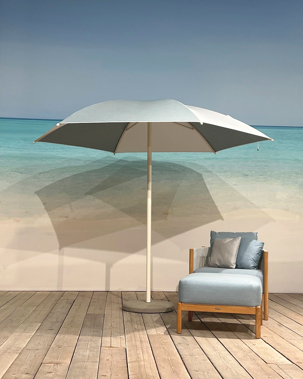 Nata UX Plu parasoll - beach, Ø280 cm