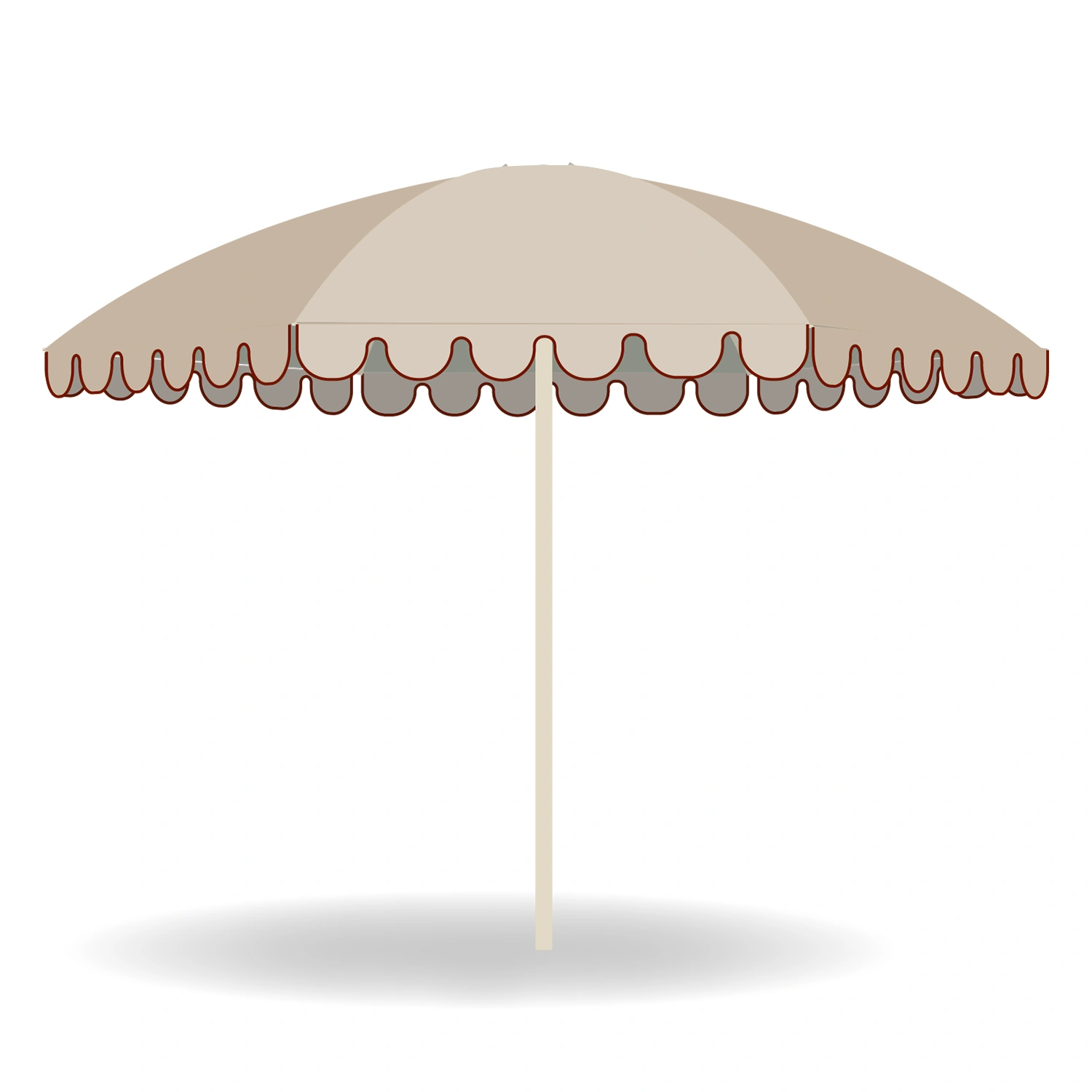 Product Image for Nata UX Plu parasoll - avena beige, Ø280 cm