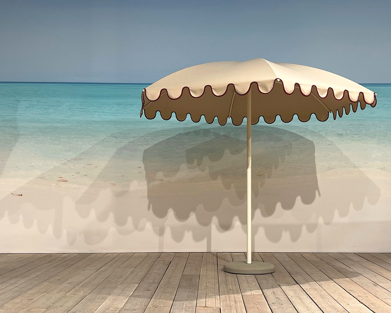 Nata parasollfot betong - svart, 40 kg