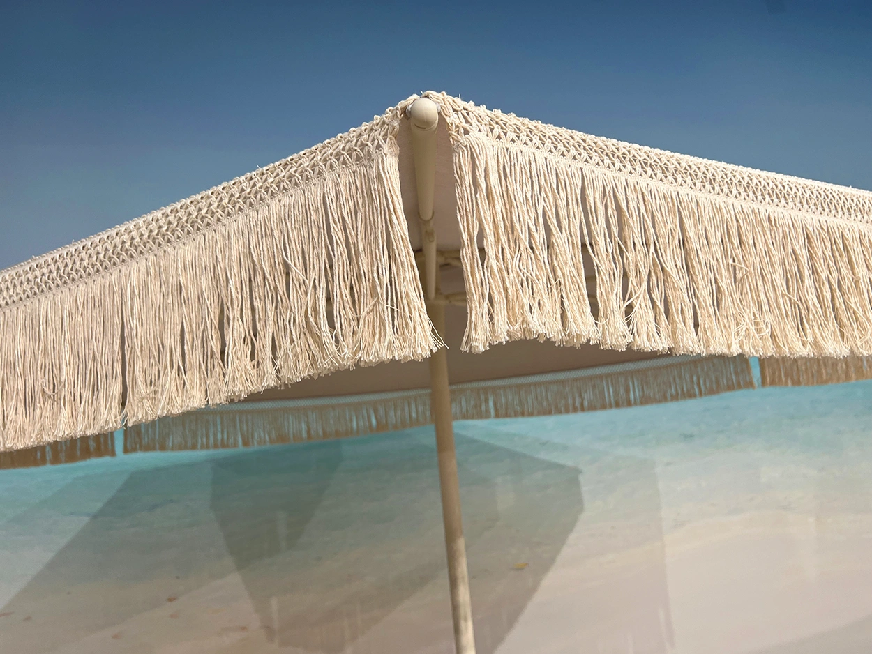 Nata UX Zen parasoll - lin, Ø280 cm