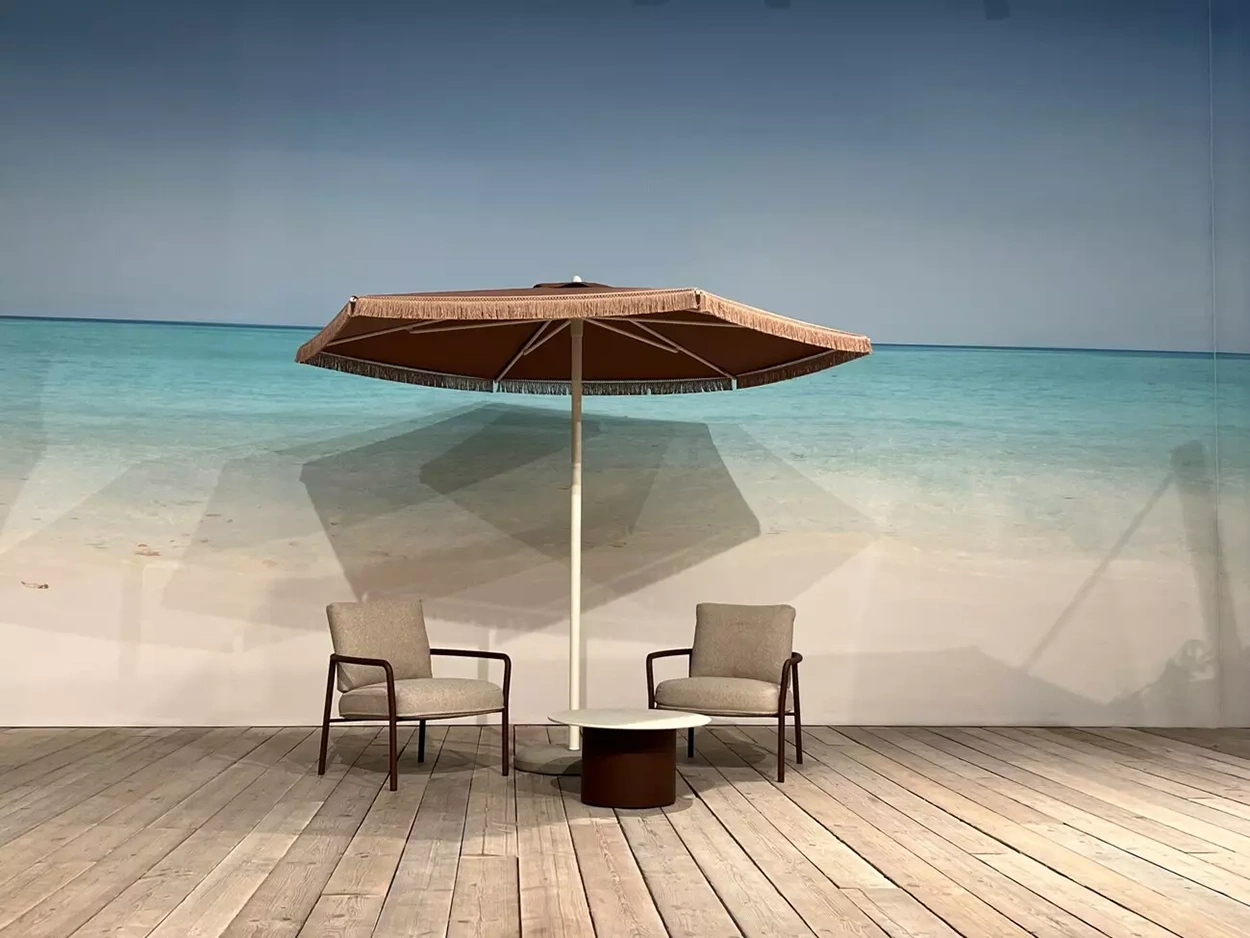 Nata UX Zen parasoll - terra, Ø280 cm