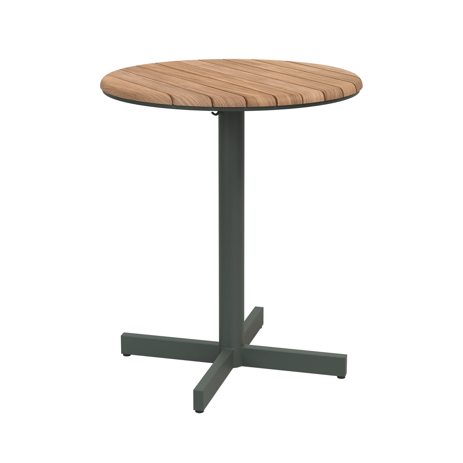 Pelagus cafébord grön/teak Ø62 cm