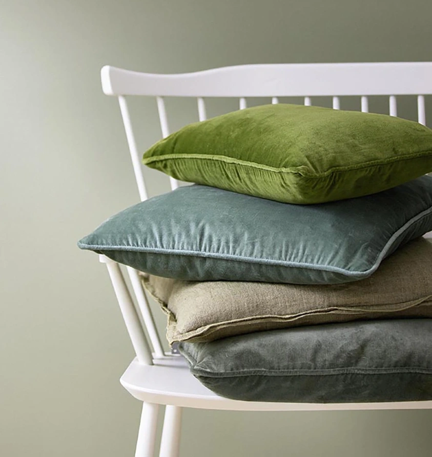 Kuddfodral Velvet Fern 30x50 cm