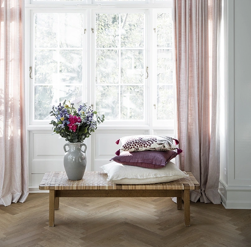 Kuddfodral Linen Vanilla 50x50 cm