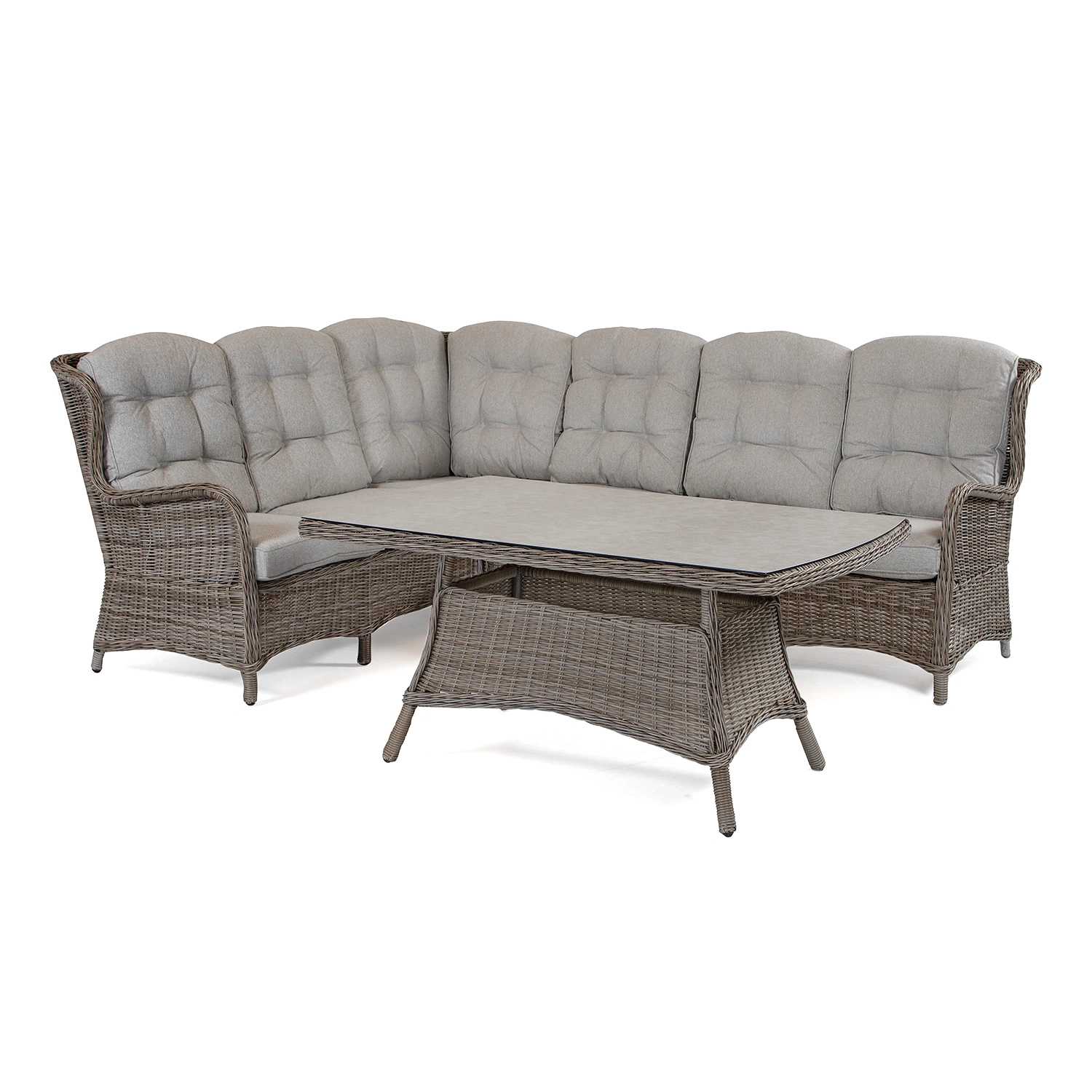 Rio hörnsoffgrupp drivved/lin