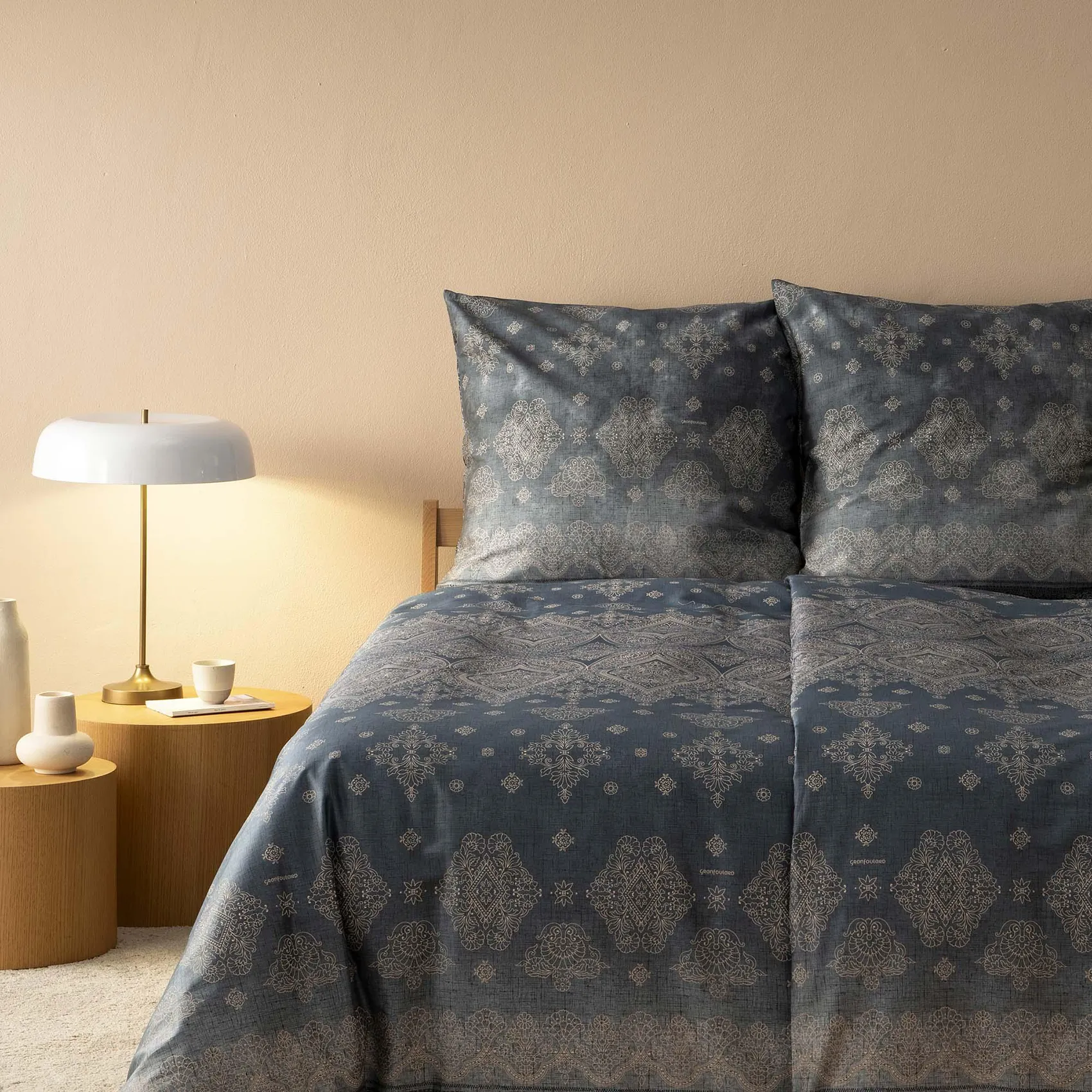 Bassetti bäddset Kerala G1 silvergrå - Singel