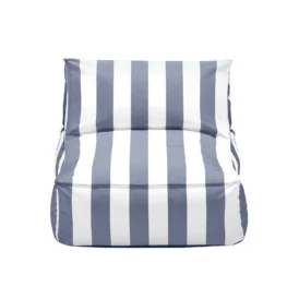 Stay loungefåtölj - blå/vit