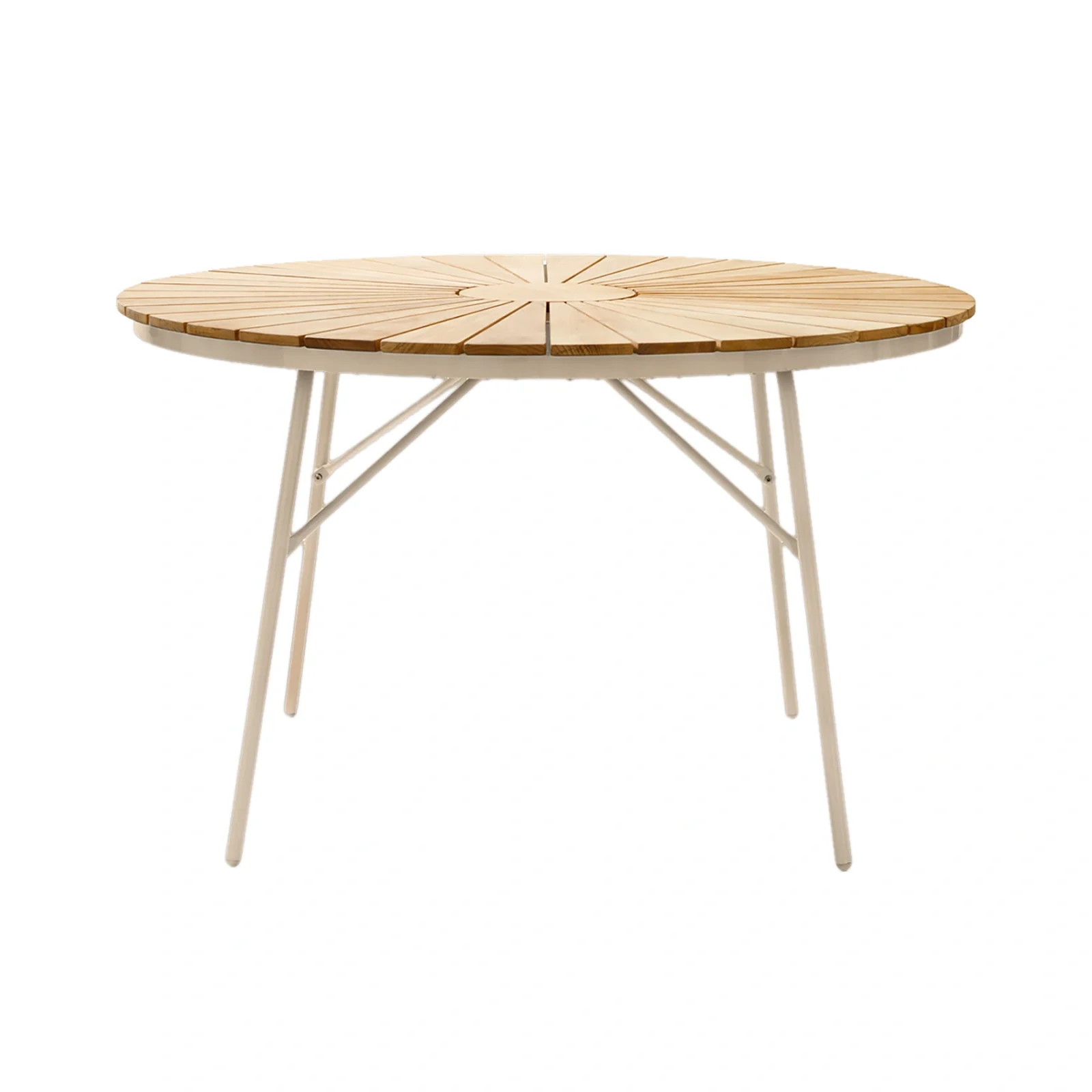 Ellen bord teak/sand Ø110 cm