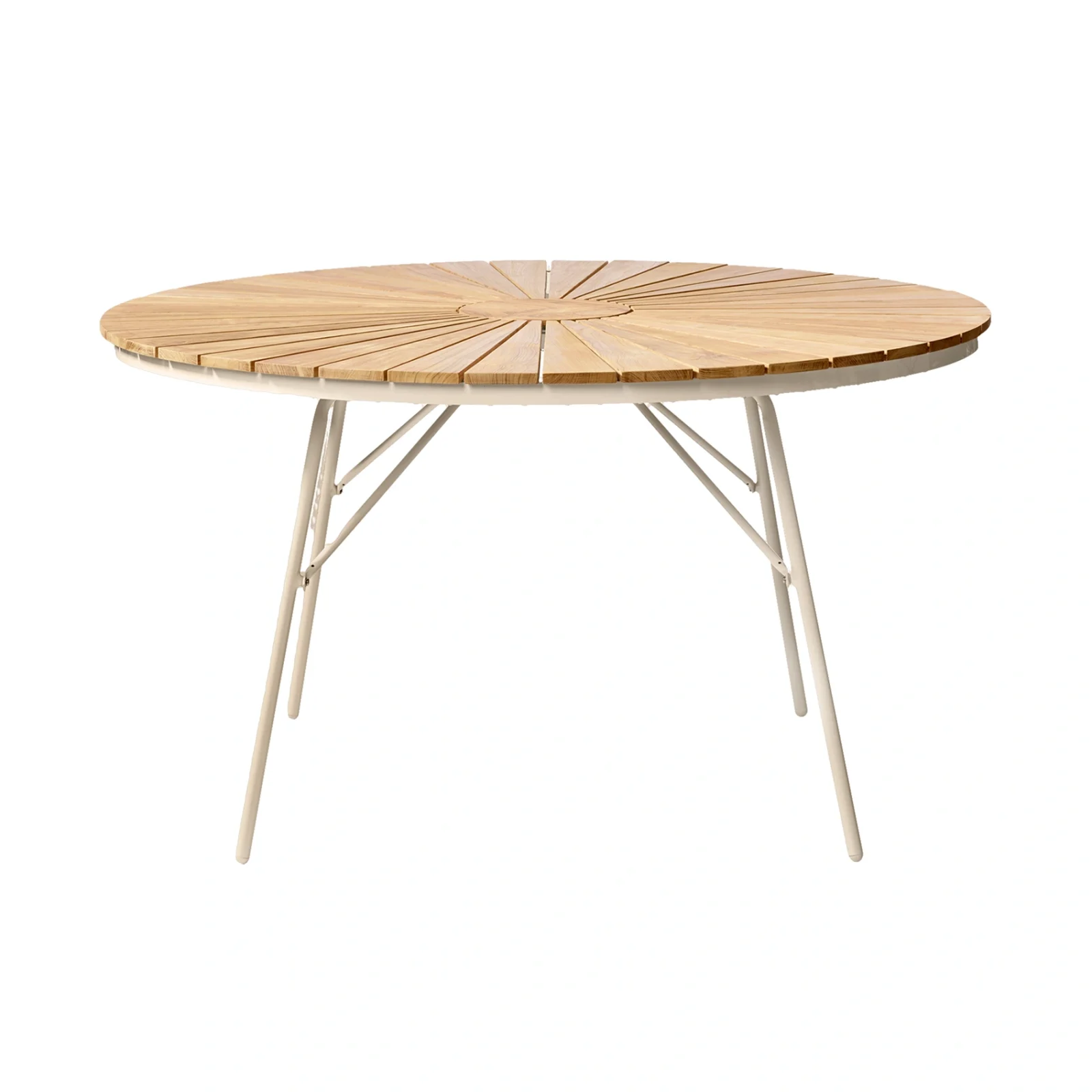 Ellen bord teak/sand Ø130 cm