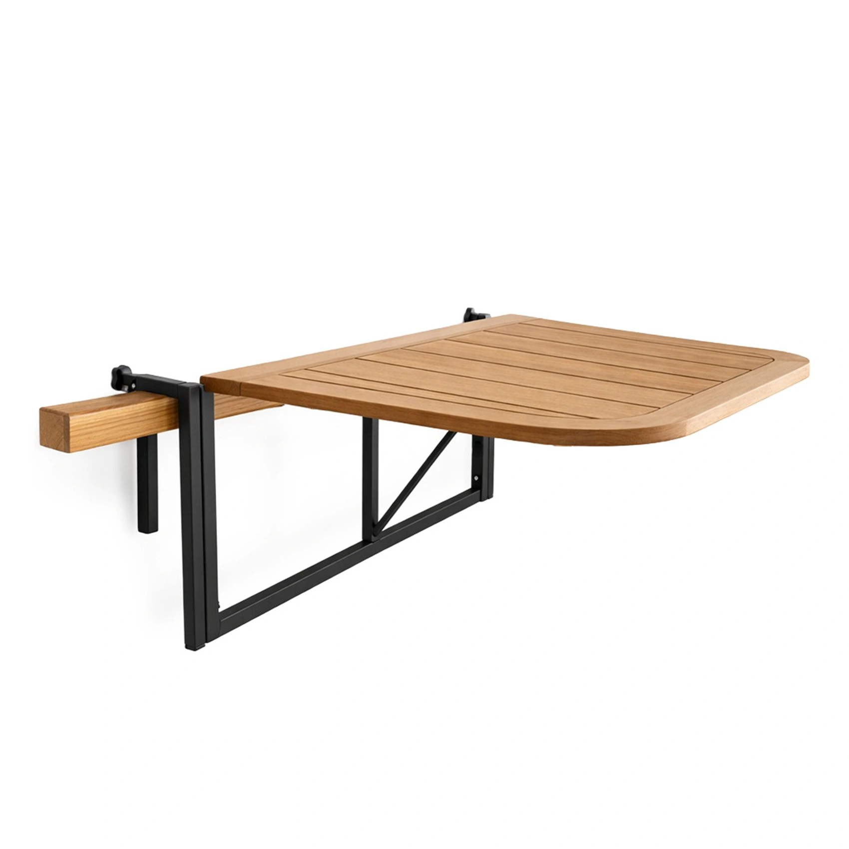 Product Image for Räckö balkongbord svart/teak 60x40 cm