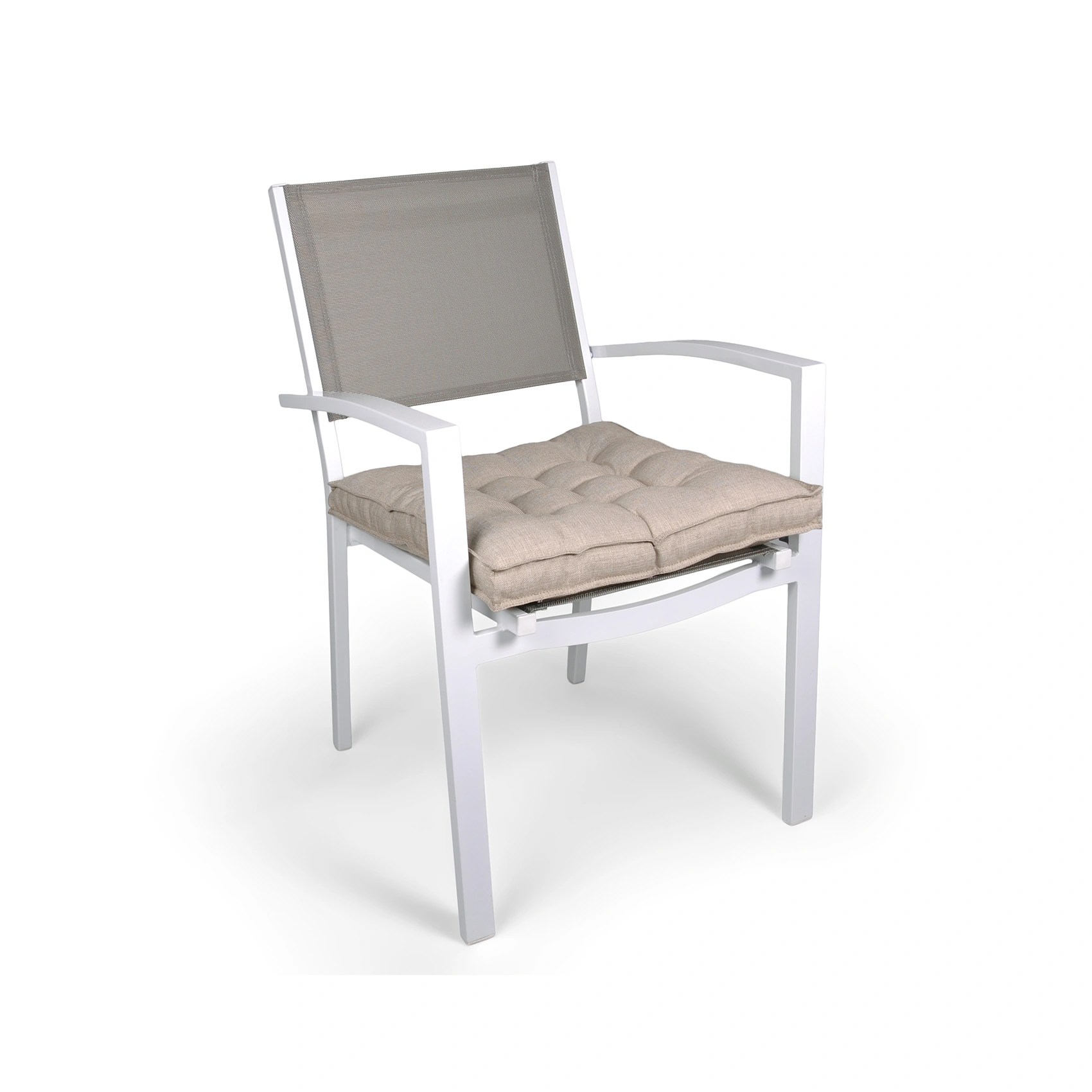 Timor Canyon 2.0 sittdyna - ecru beige, 45×45 cm