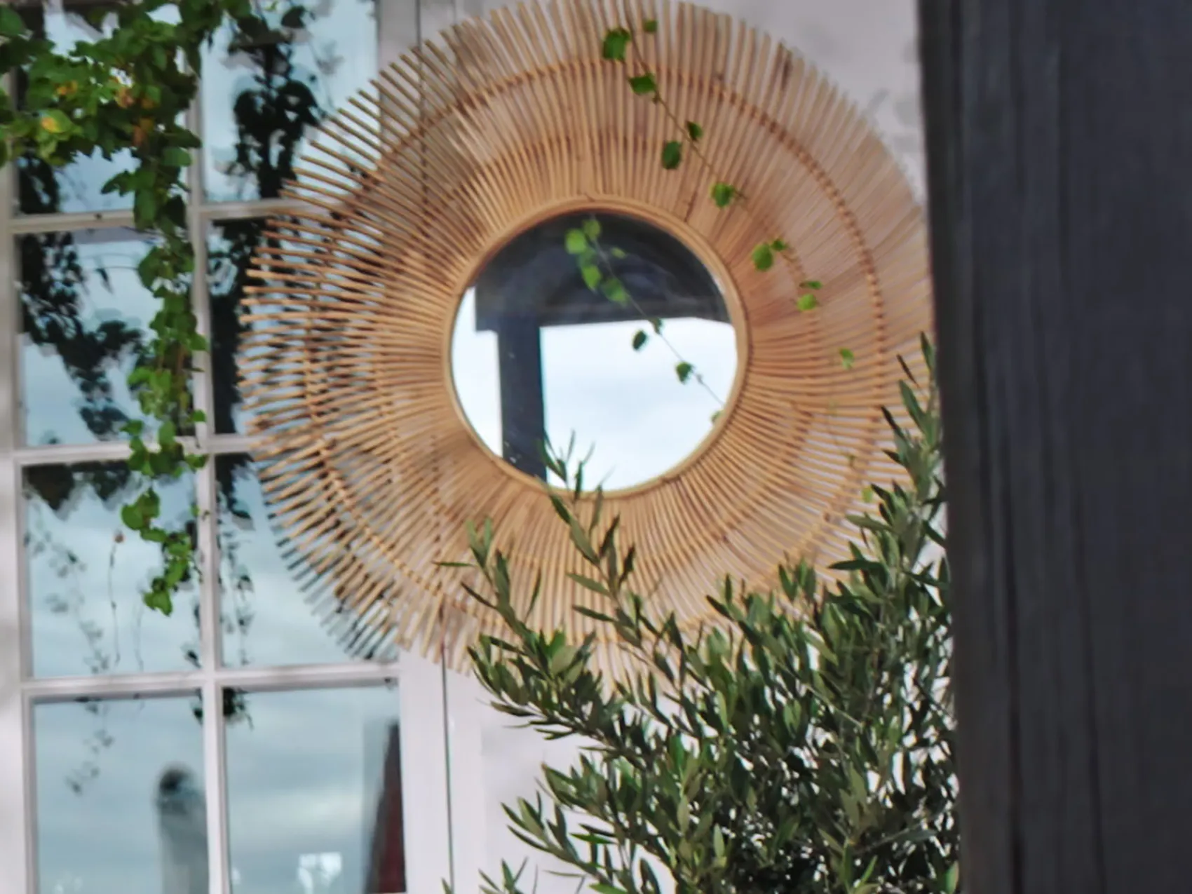 Aurea spegel natur rotting Ø88 cm