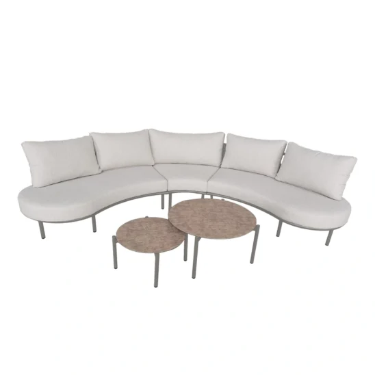 Solnäs soffgrupp i färgen sand.