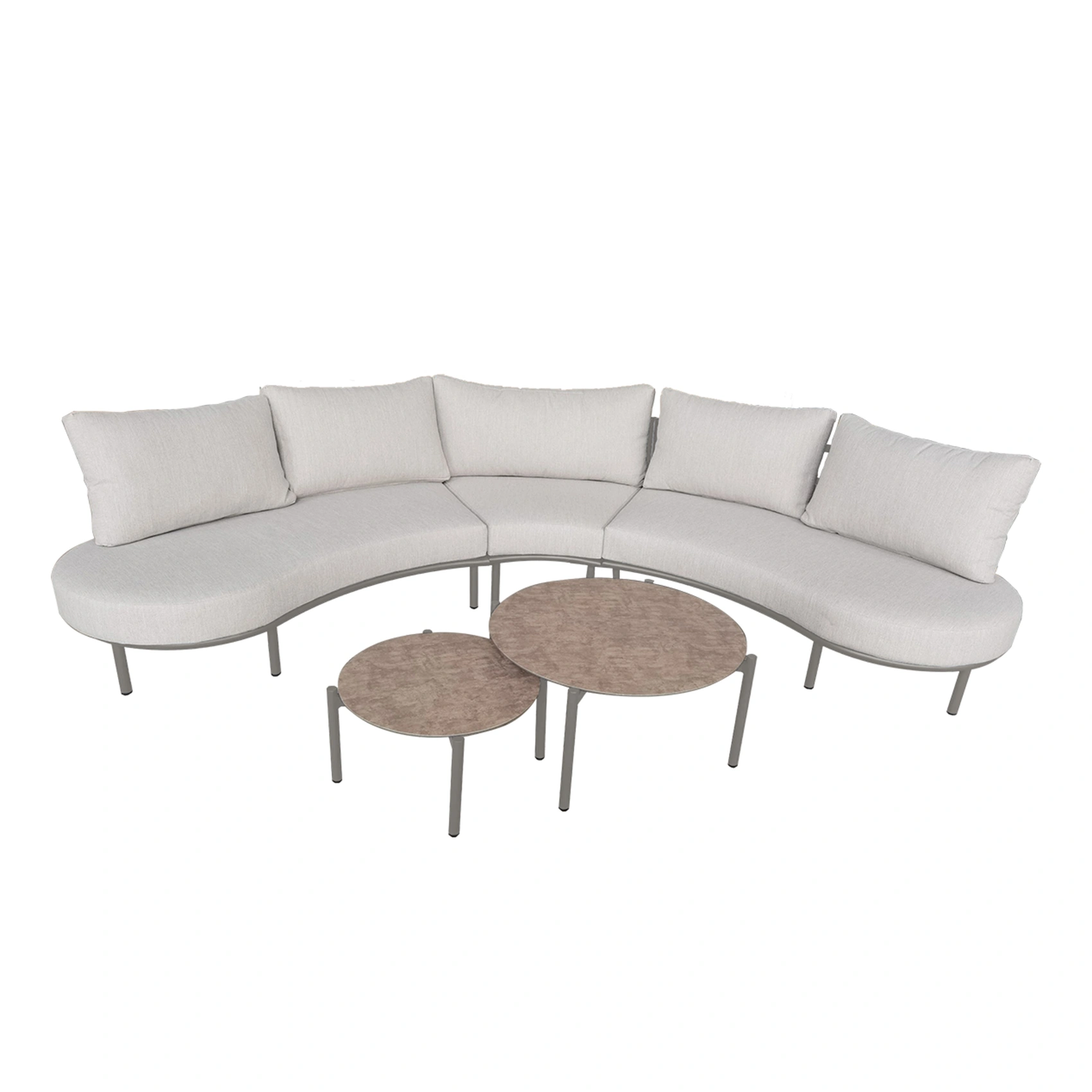 Solnäs soffgrupp i färgen sand.