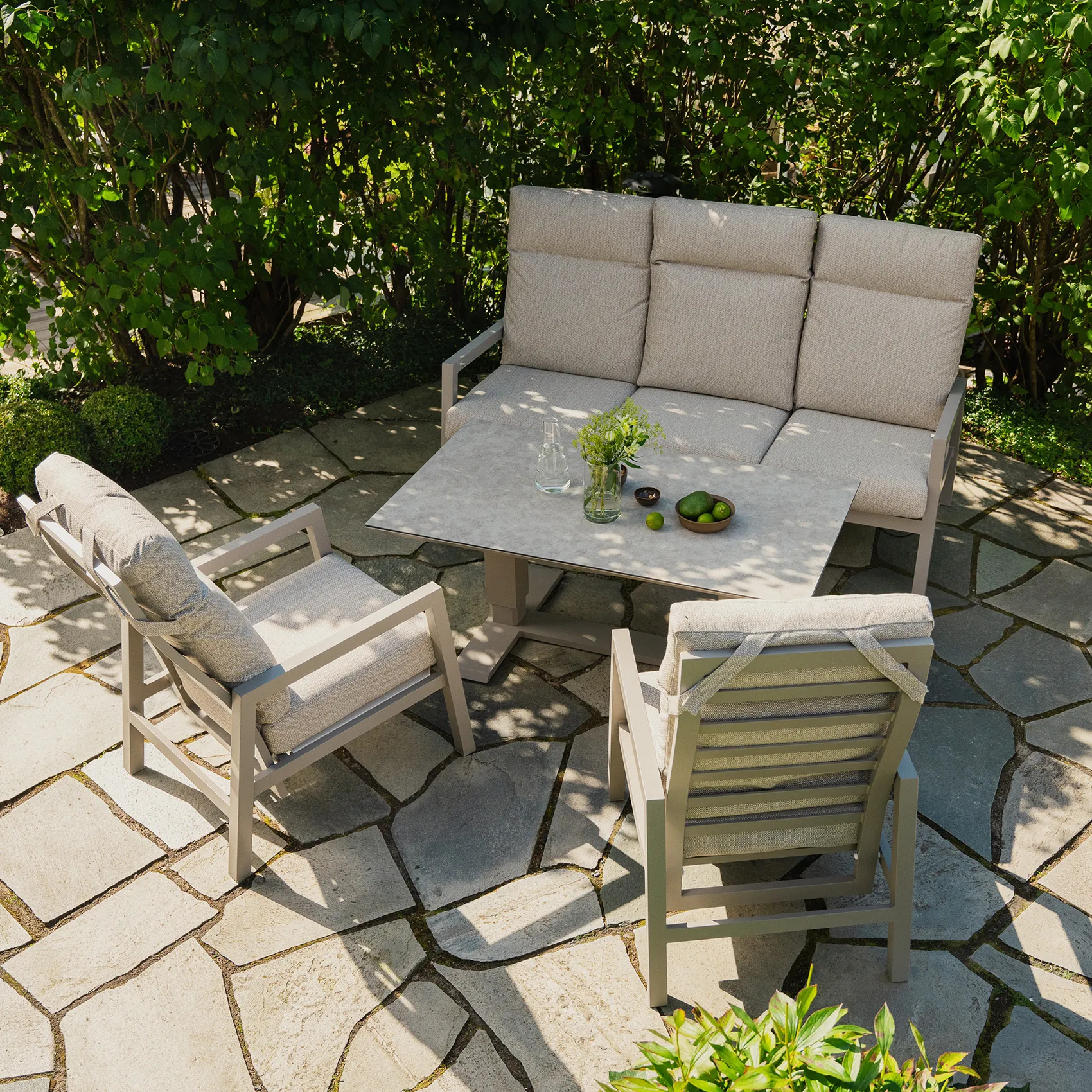 Como/Lifty soffgrupp khaki/beige AV