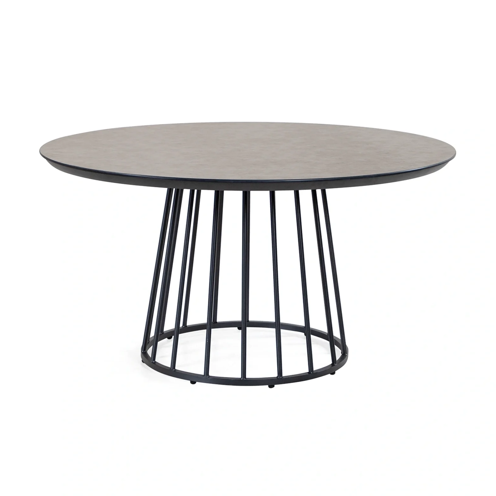 Viola matbord antracit/mörkgrå - Ø135 cm