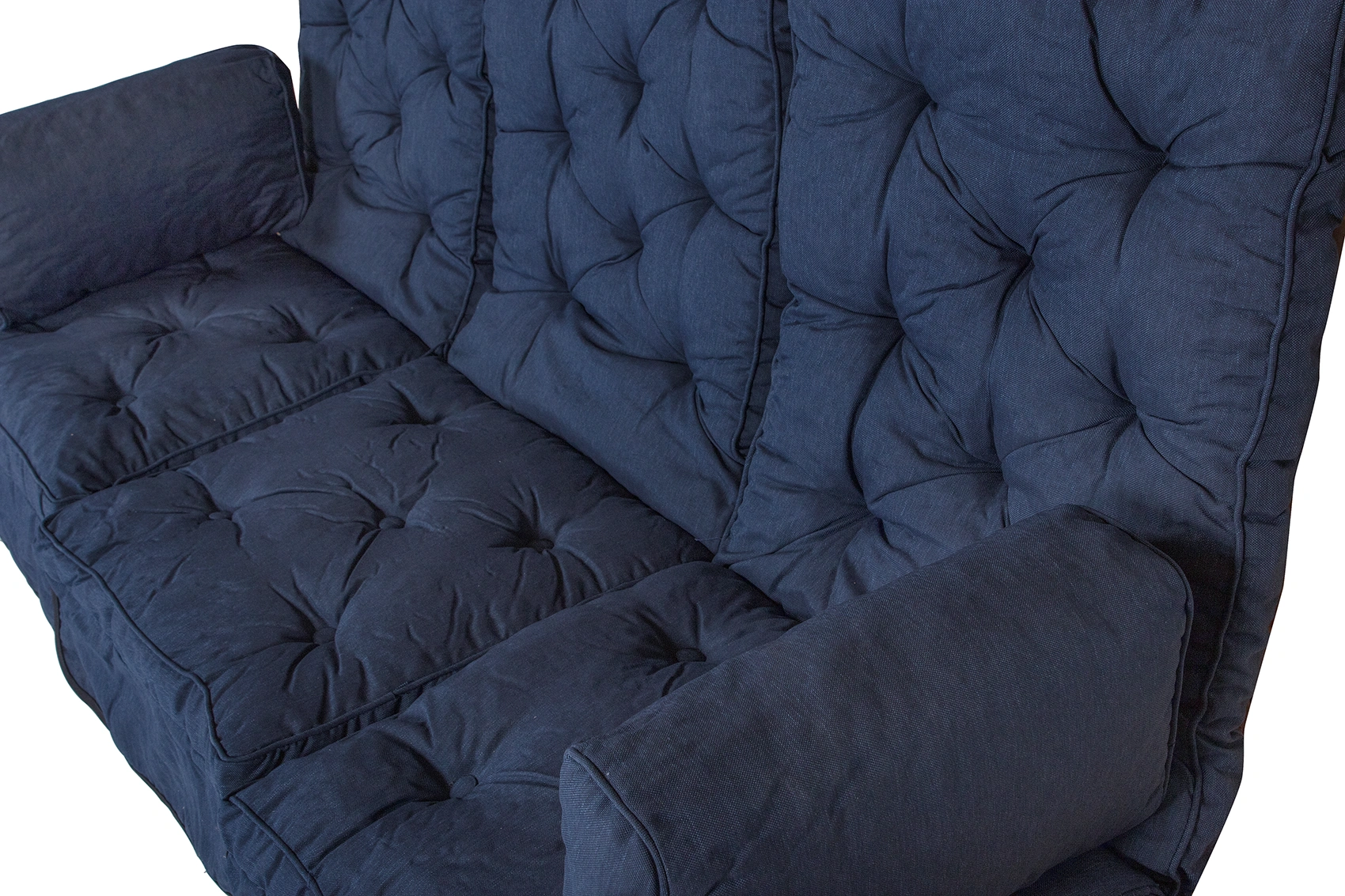 Hammockdynor hög rygg i olefin - marinblå