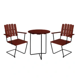 A2/6B cafégrupp mörkröd ek / svart